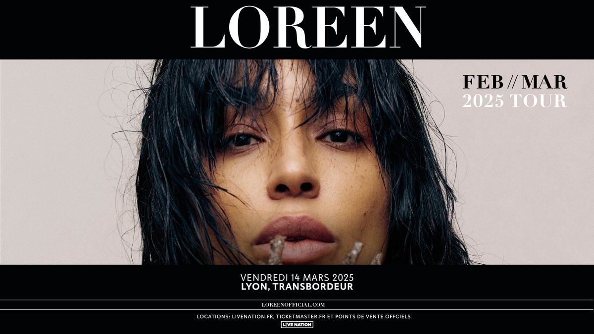 LOREEN en concert \u00e0 Lyon \ud83d\udda4 14 mars 2025