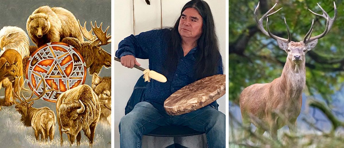 Totem-animals & drum-journey with Jerry 'Buffalospirit' Dunson