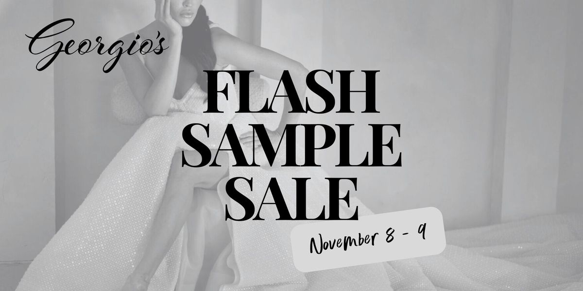 Flash Sample Sale!