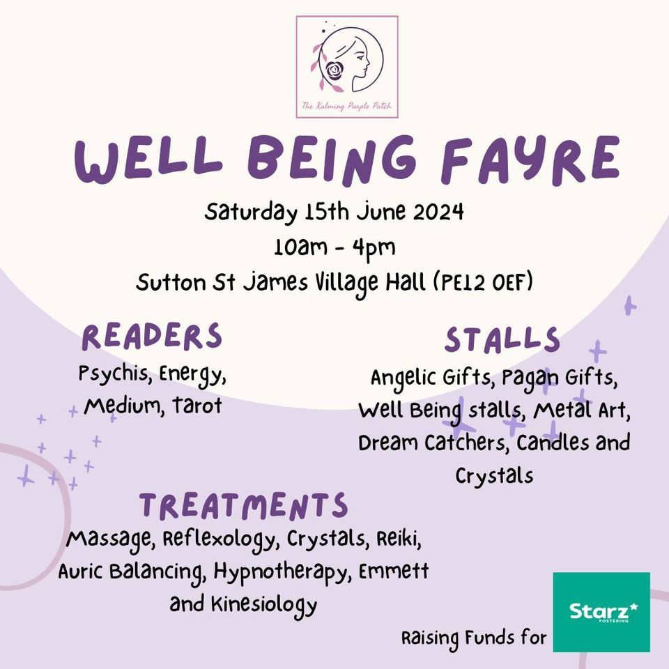 Well Being Fayre - Sutton St James