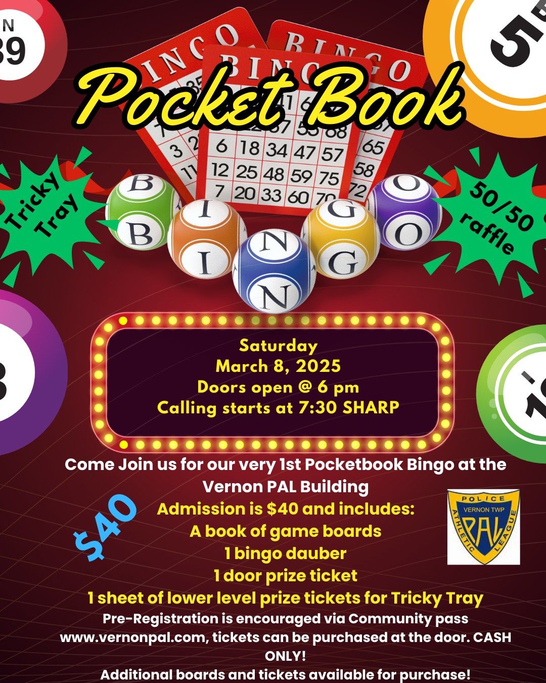 Pocket Book Bingo!