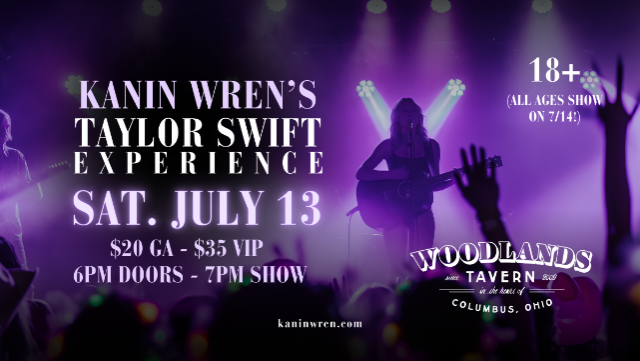 Kanin Wren's - Taylor Swift Experience - at Woodlands Tavern