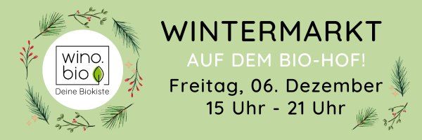 Wintermarkt auf dem Biohof