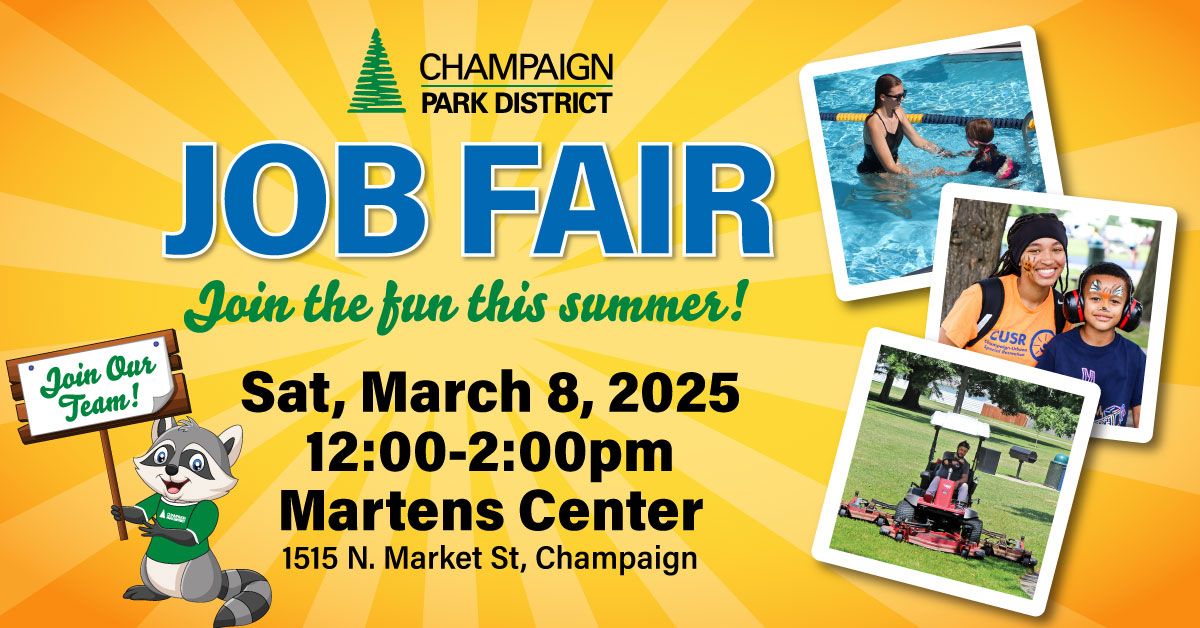 Champaign Park District Job Fair 