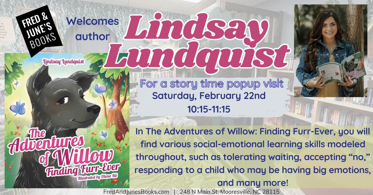 Story Time Popup with Children's Author Lindsay Lundquist