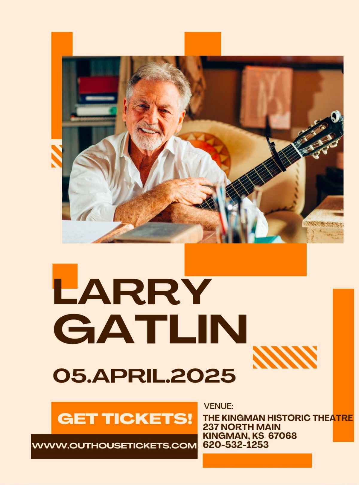 LARRY GATLIN at YOUR Kingman Historic Theatre