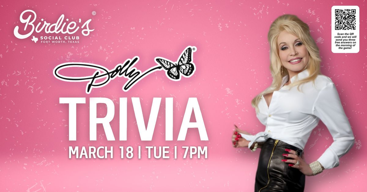 Dolly Parton Trivia & Party @ Birdie's!