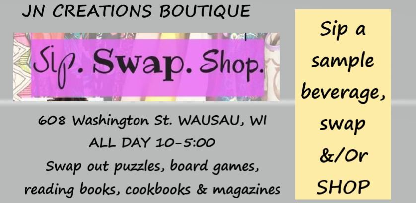 SUPER SIP 'N SWAP &\/or SHOP *Free