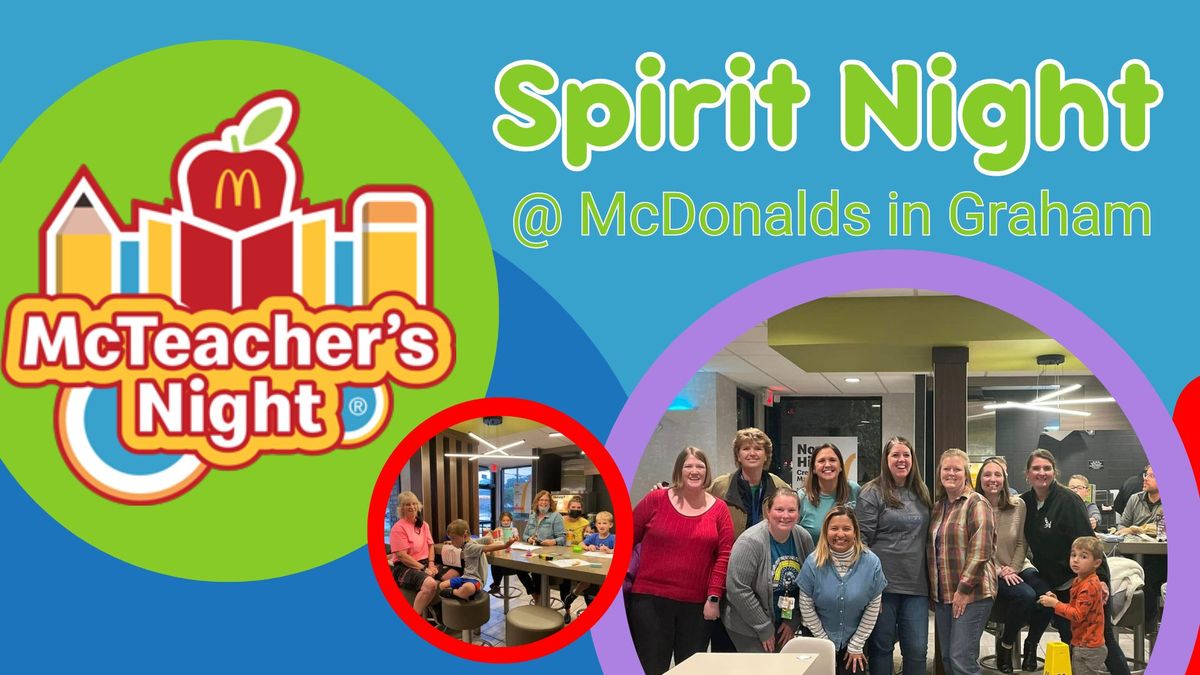 McDonalds Spirit Night Fundraiser