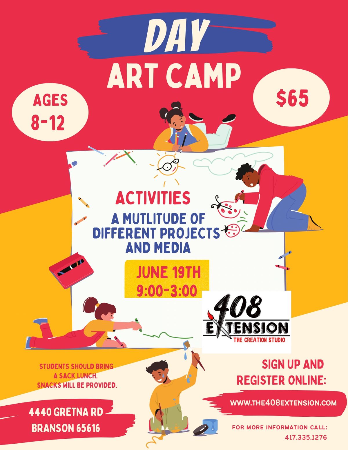 Day Art Camp In June