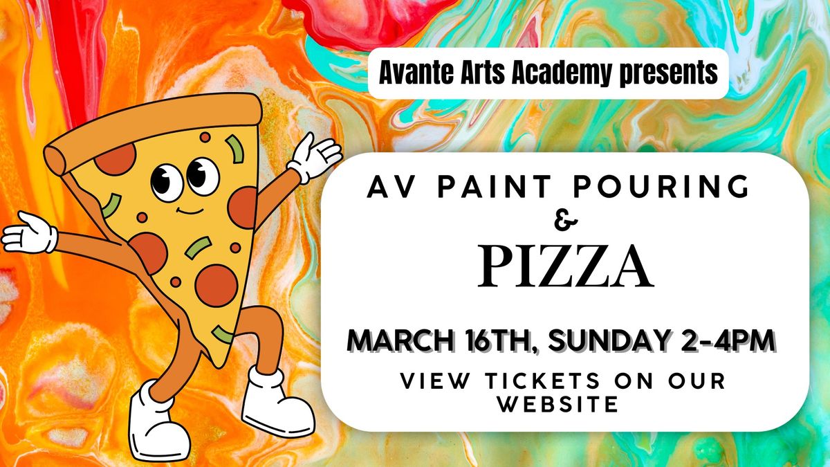 AV Paint Pouring and Pizza