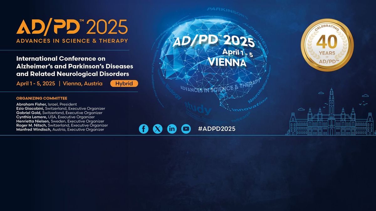 AD\/PD\u2122 2025 International Conference on Alzheimer\u2019s and Parkinson\u2019s Disease