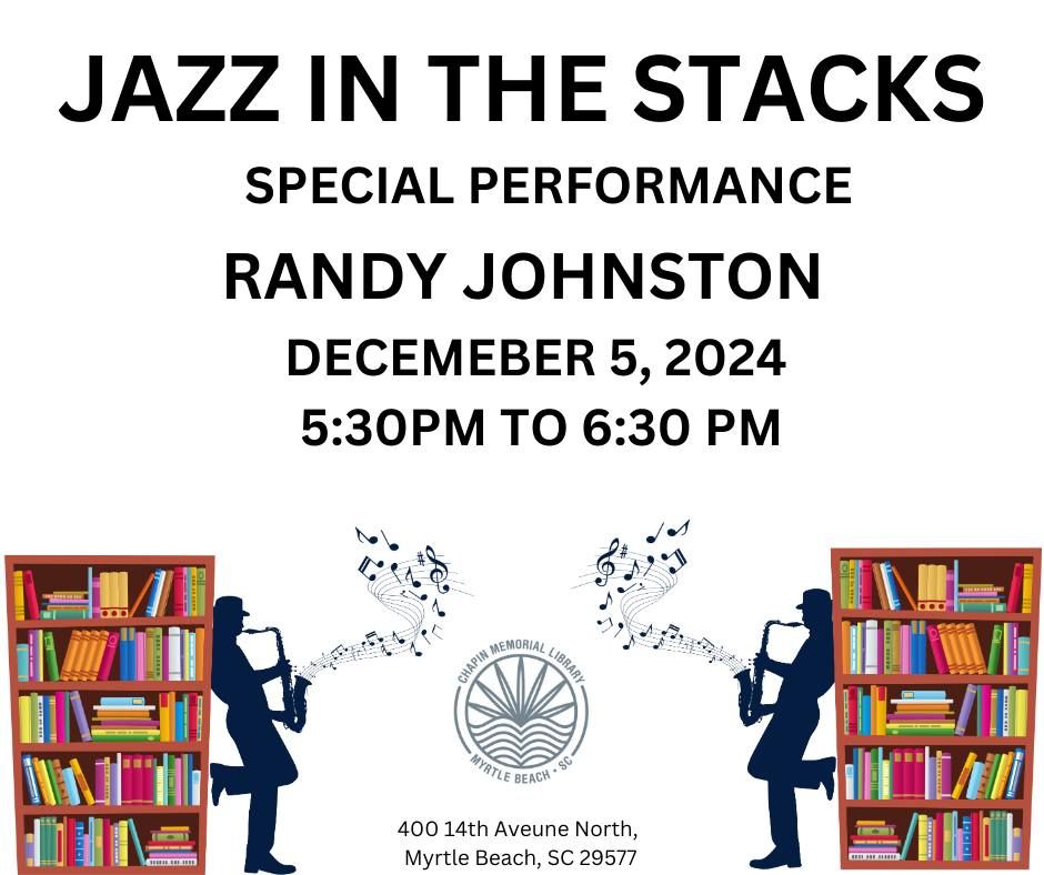 Jazz in the Stacks with Randy Johnston 