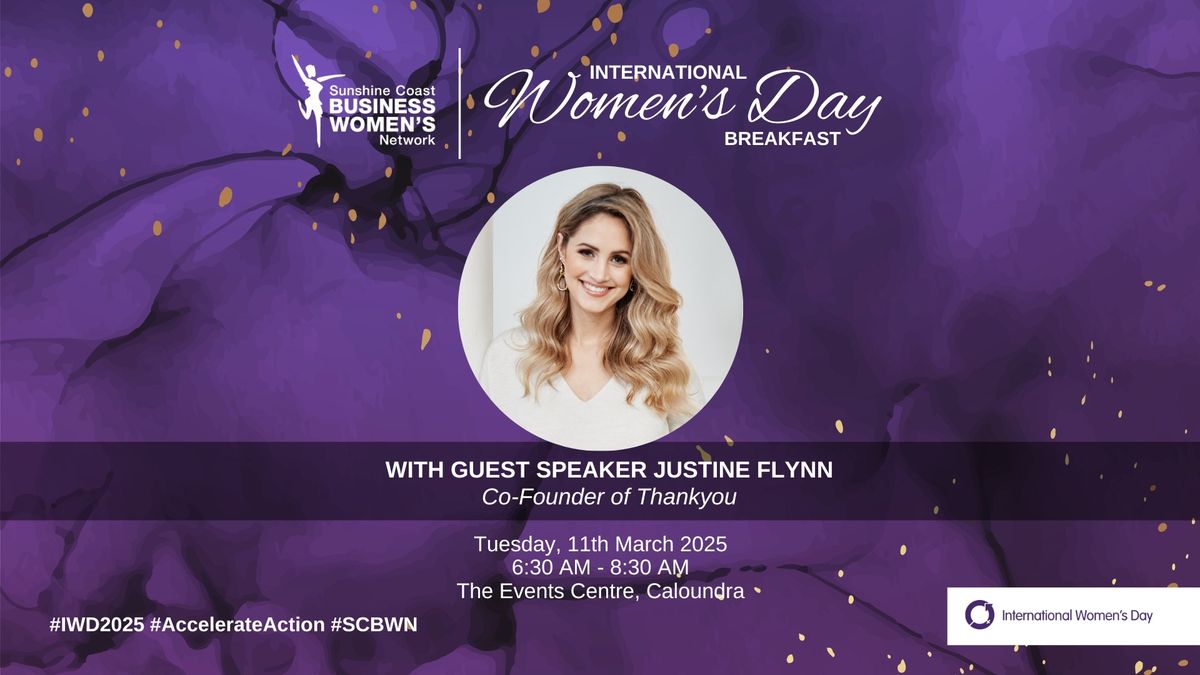 International Women's Day Breakfast with Justine Flynn