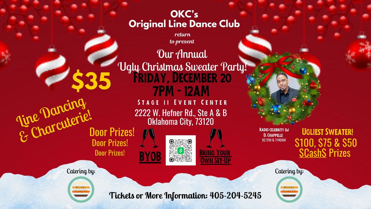 OKC\u2019s Original Line Dance Club presents our Annual Christmas \ud83c\udf85\ud83c\udfff\ud83c\udf84Party Return!!!