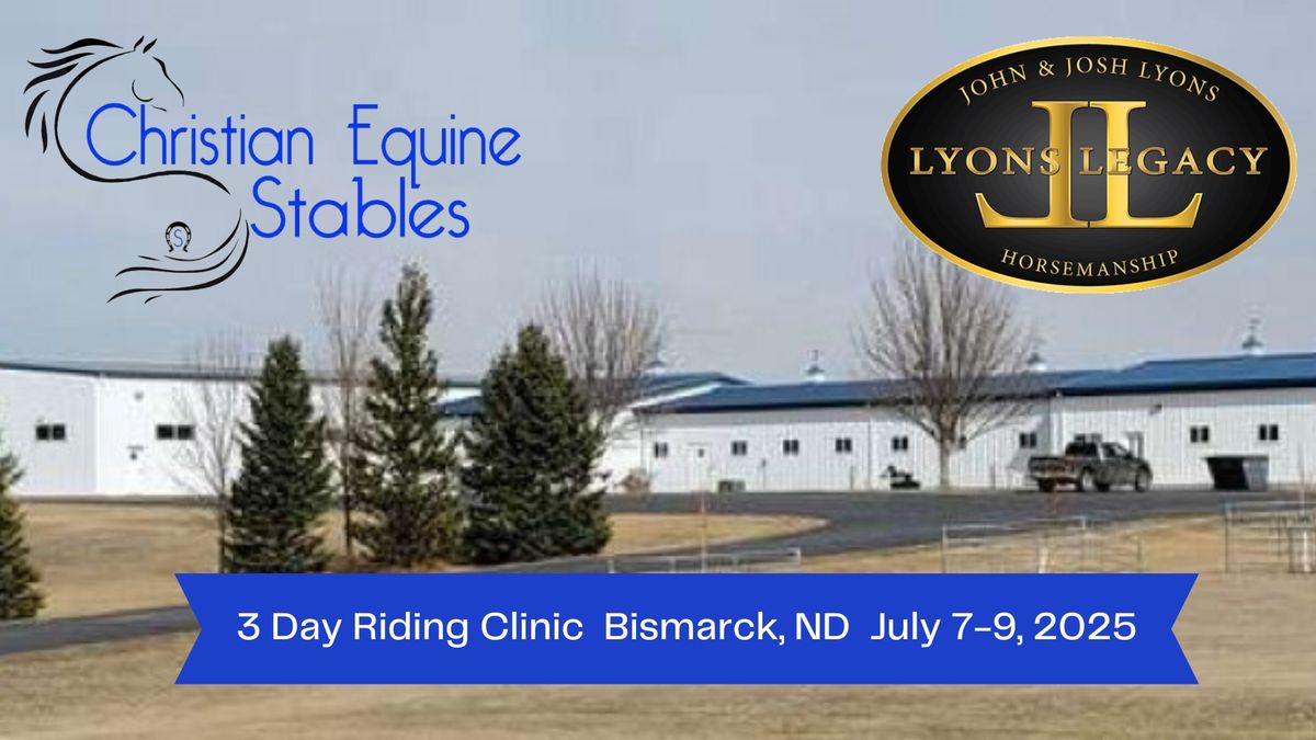 3-Day Riding Clinic - Bismarck, ND