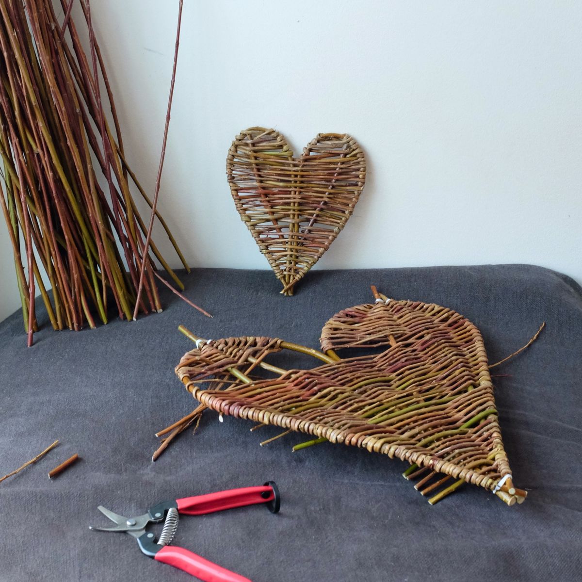 February Open Weave - Willow Heart