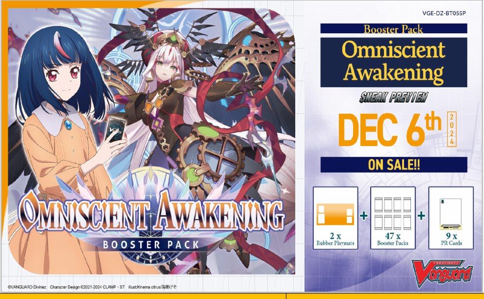 Cardfight: Vanguard DZ-BT05 Omniscient Awakening Sneak Preview