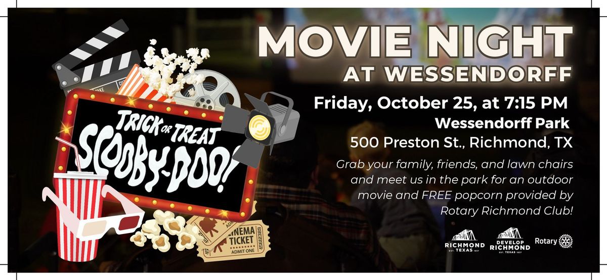 Movies At Wessendorff Features Trick or Treat Scooby Doo!