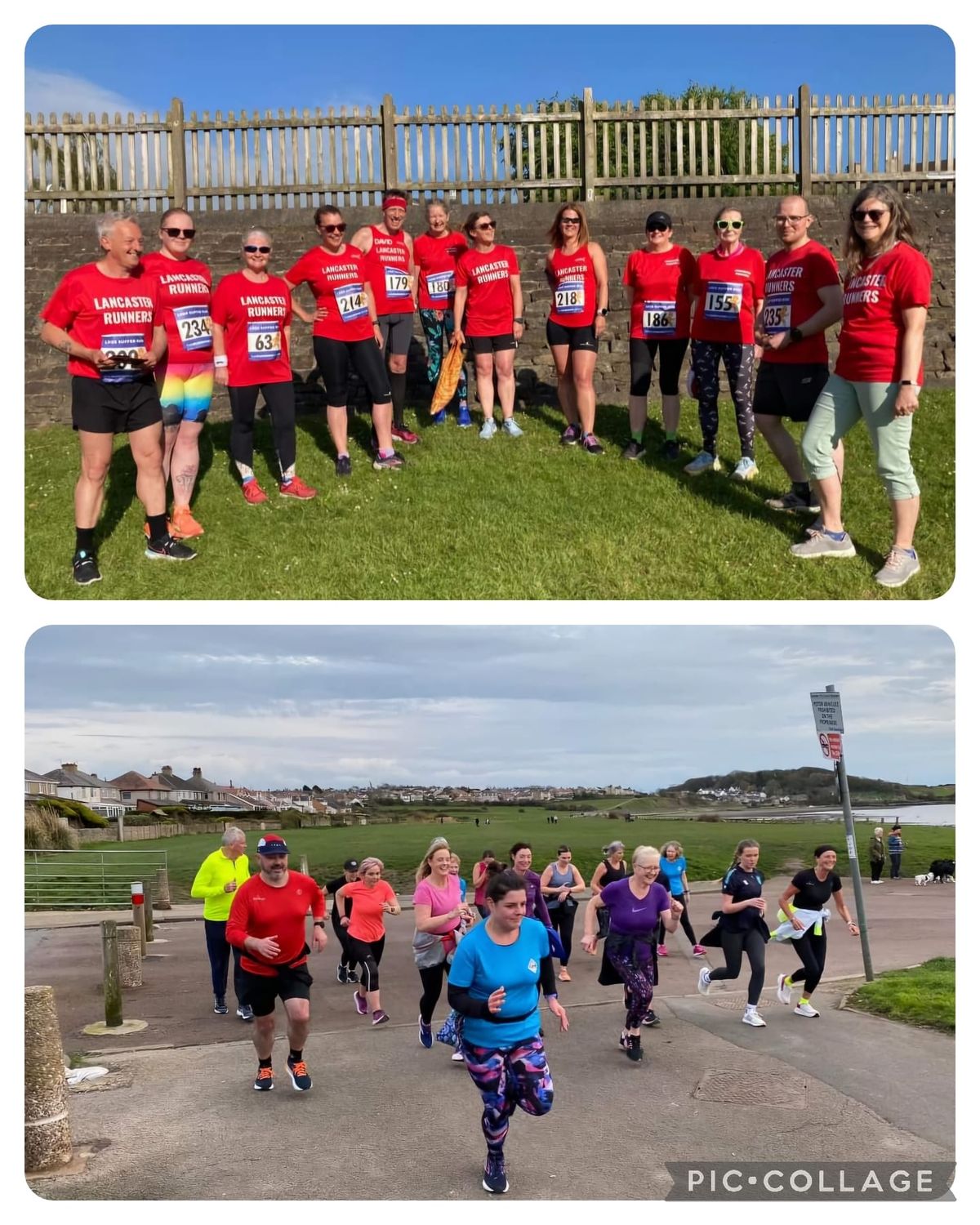 lancaster runners meets lets run morecambe Blackpool lights run 