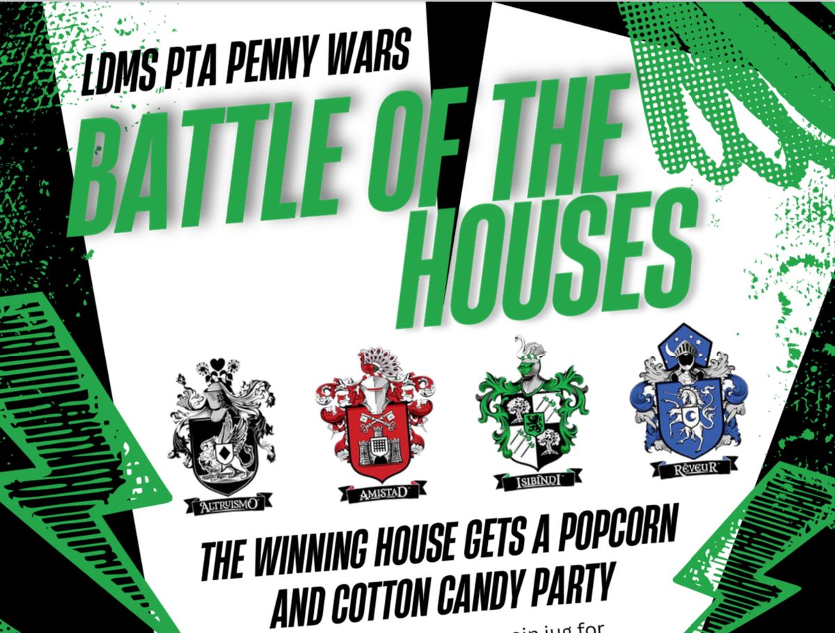 LDMS PTA Penny Wars - Battle of the Houses