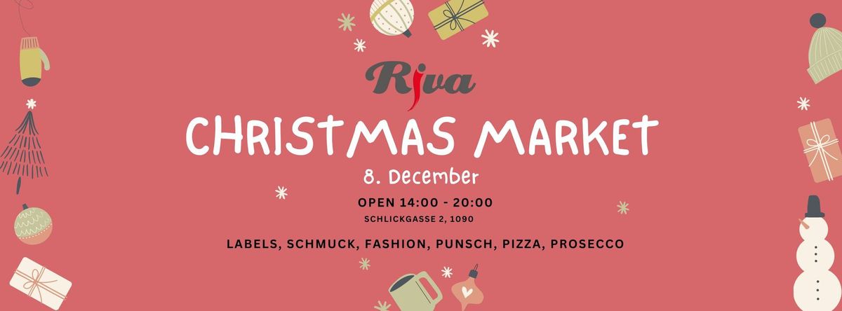 X-MAS MARKET mit Labels, Pizza & Punsch @ Riva T\u00fcrkenstra\u00dfe