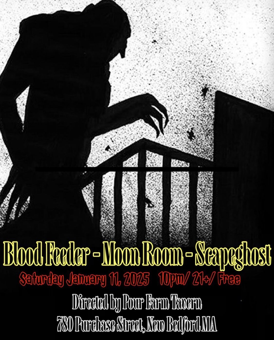 Blood Feeder, Moon Room, and Scapeghost @ PFT!