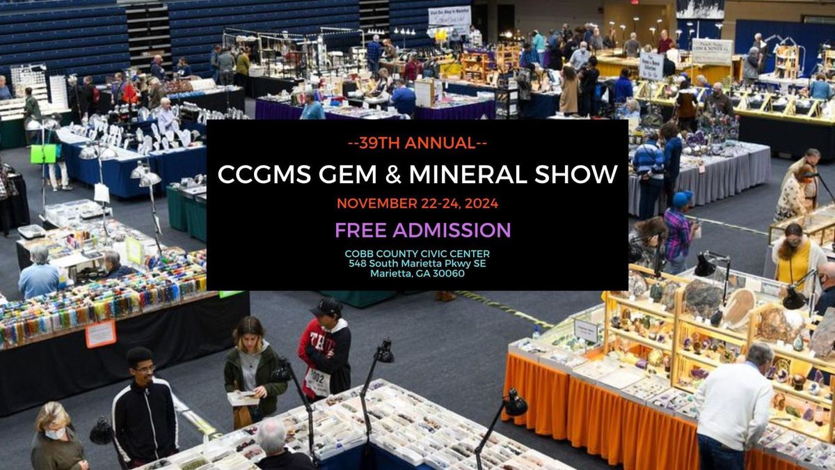 Cobb Mineral Society November Show!