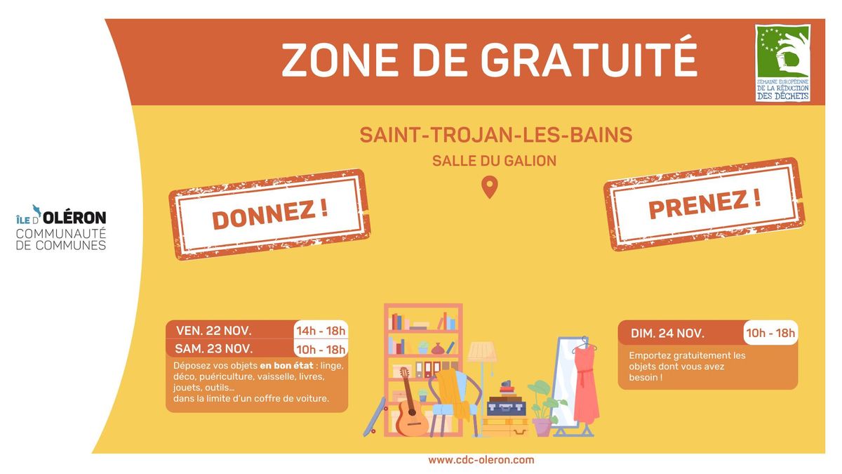 Zone de gratuit\u00e9 - Donnez ! Prenez !