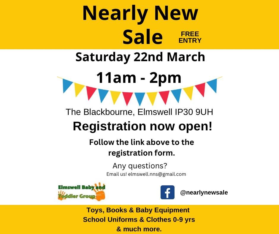 Elmswell Baby and Toddler Group Nearly New Sale