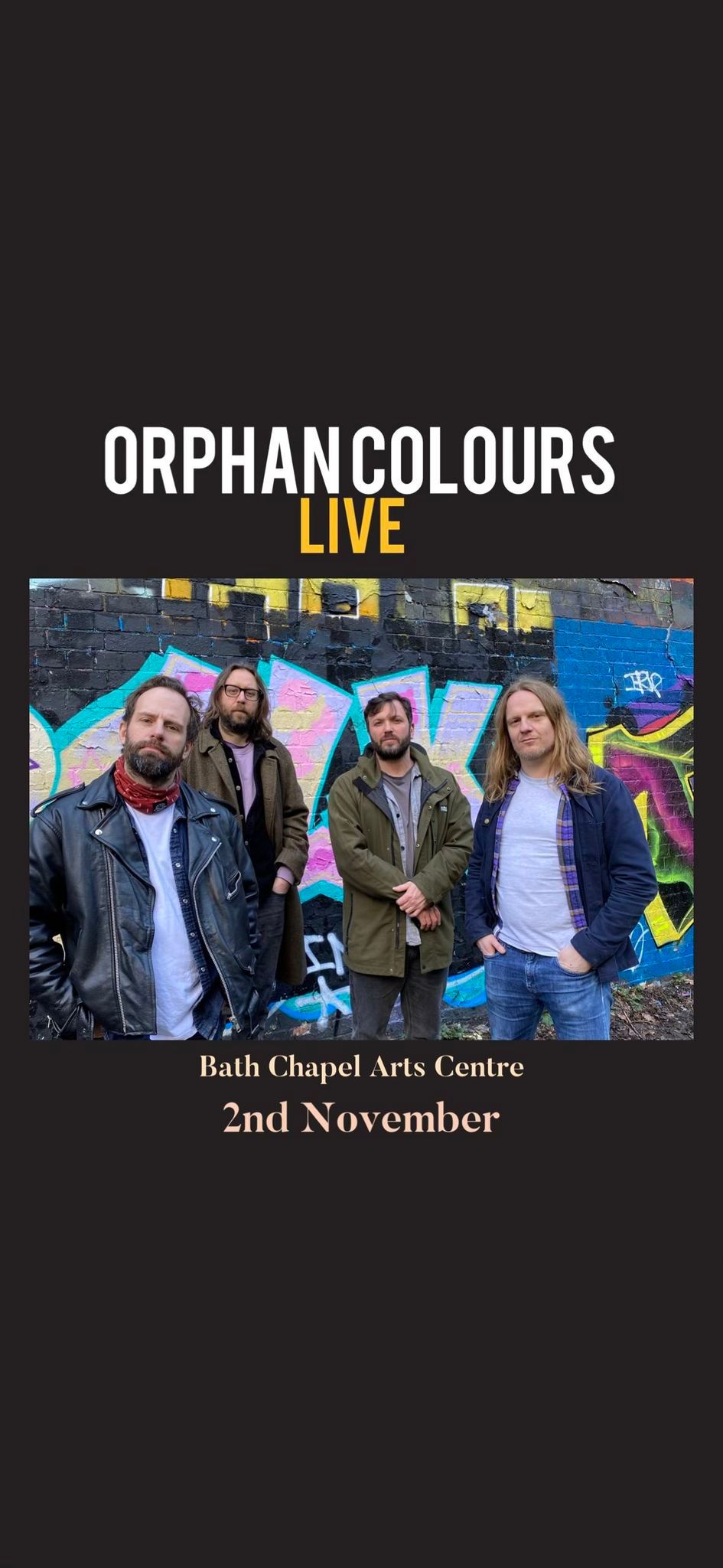 Orphan Colours and Young Martyrs (duo) at Bath Chapel Arts Centre on Friday 2nd November 