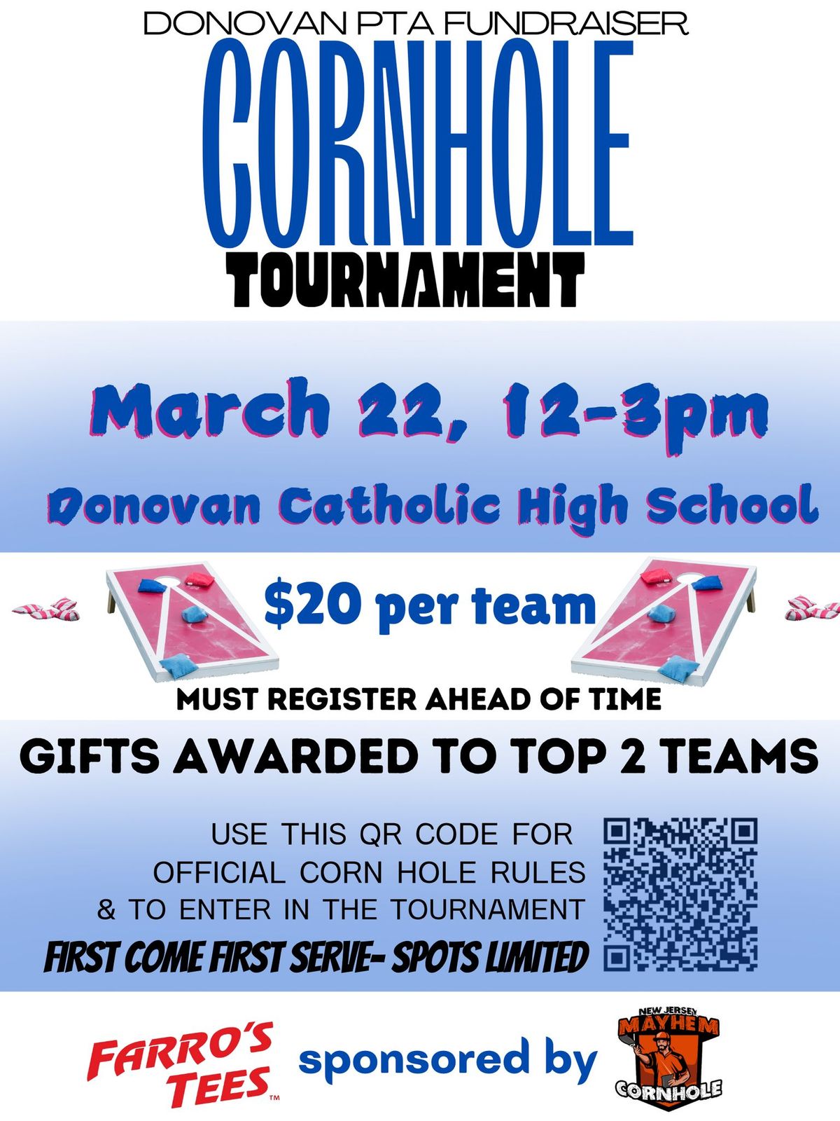 PTA Cornhole Tournament