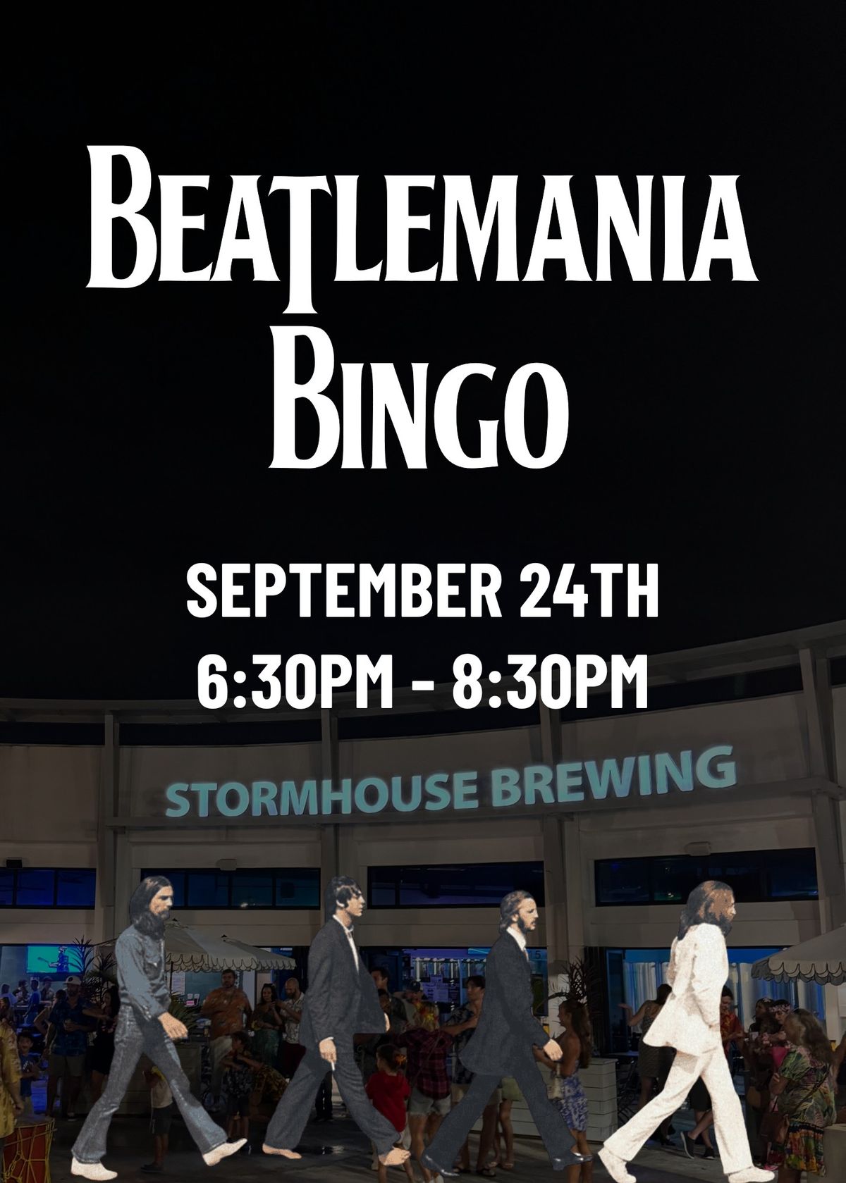 Beatlemania Bingo at Stormhouse Brewing