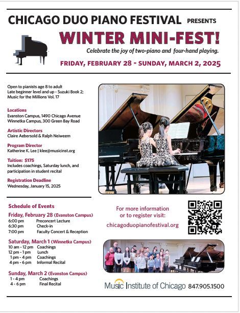 2025 Chicago Duo Piano Festival Winter Mini-Fest