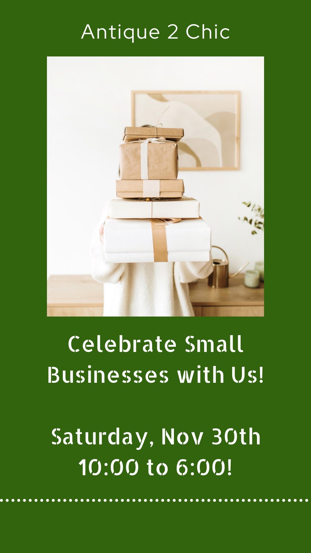 A2C Small Biz Saturday Celebration!