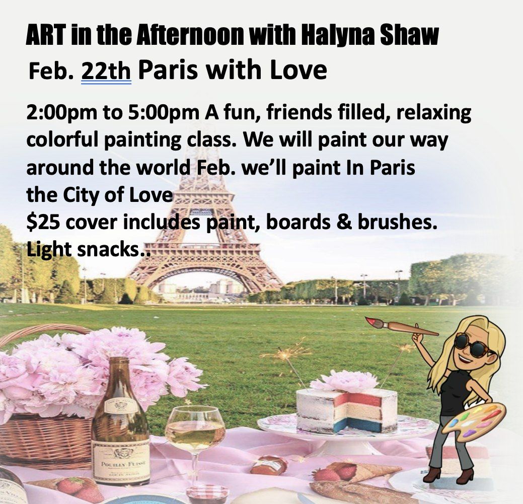 "Around the World" painting with Halyna Shaw