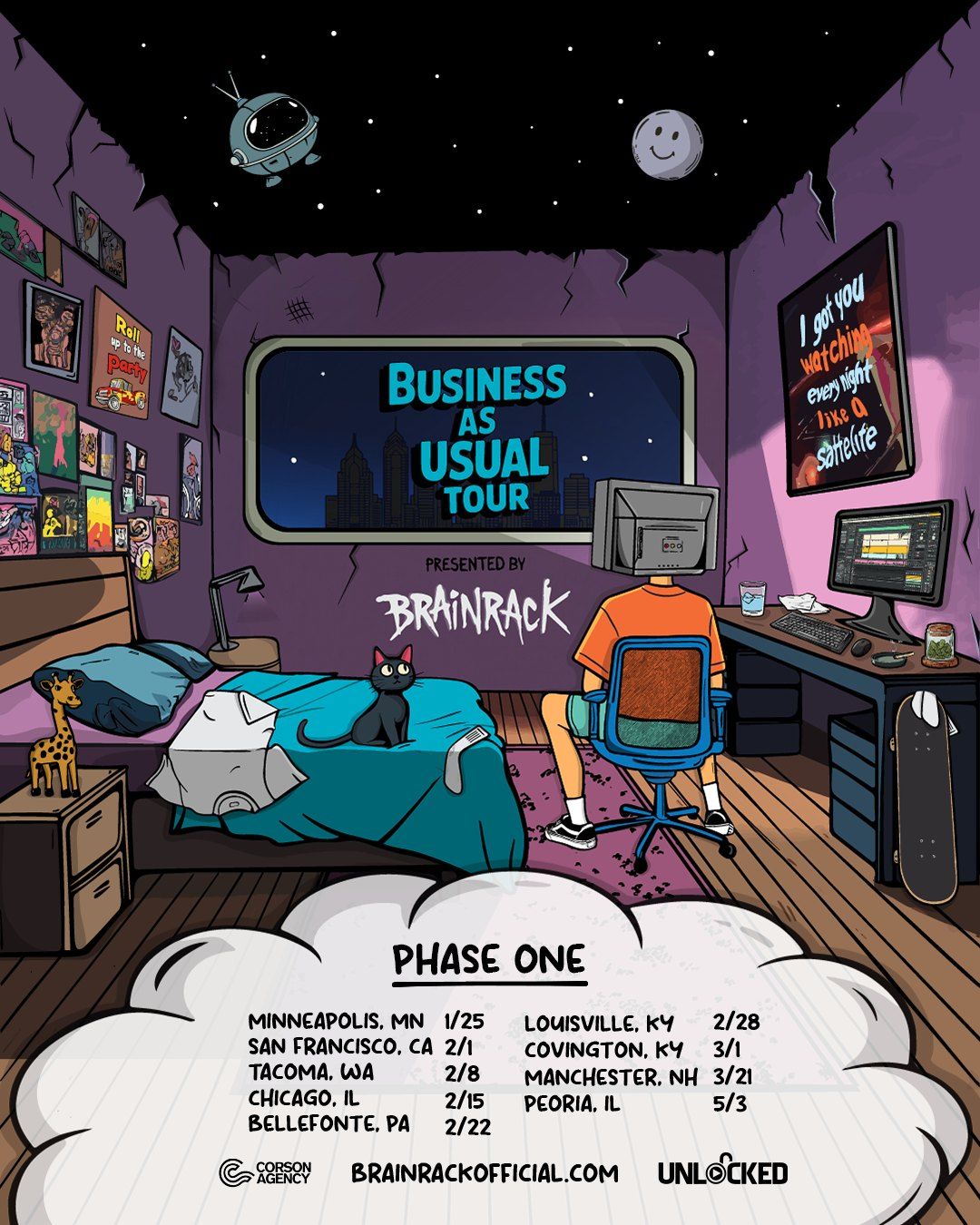 Your Favorite D.J. Entertainment Presents: Brainrack's Business As Usual Tour w\/ Ion