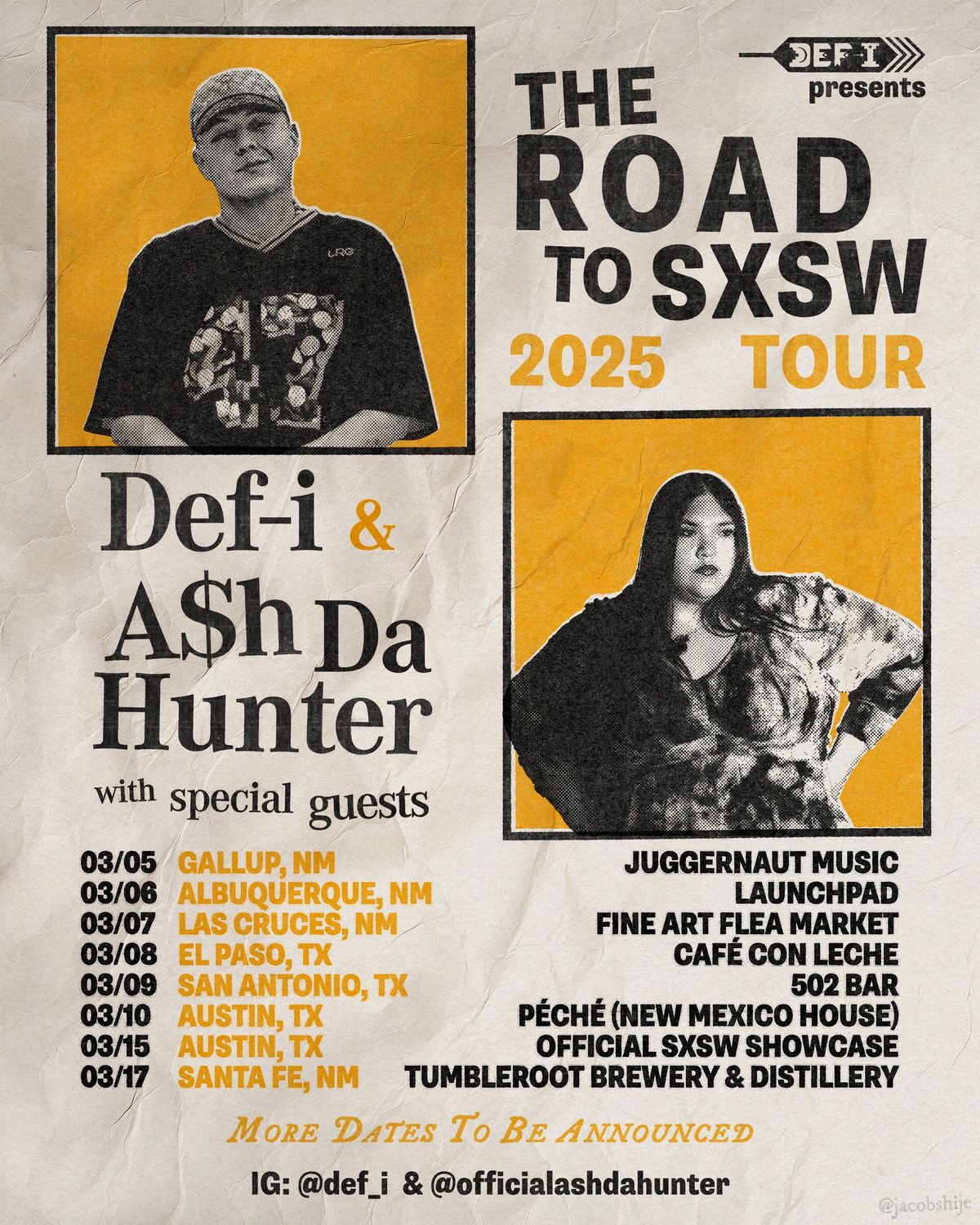 ROAD TO SXSW 2025 TOUR x ST. PATTY's DAY (Santa Fe, NM)