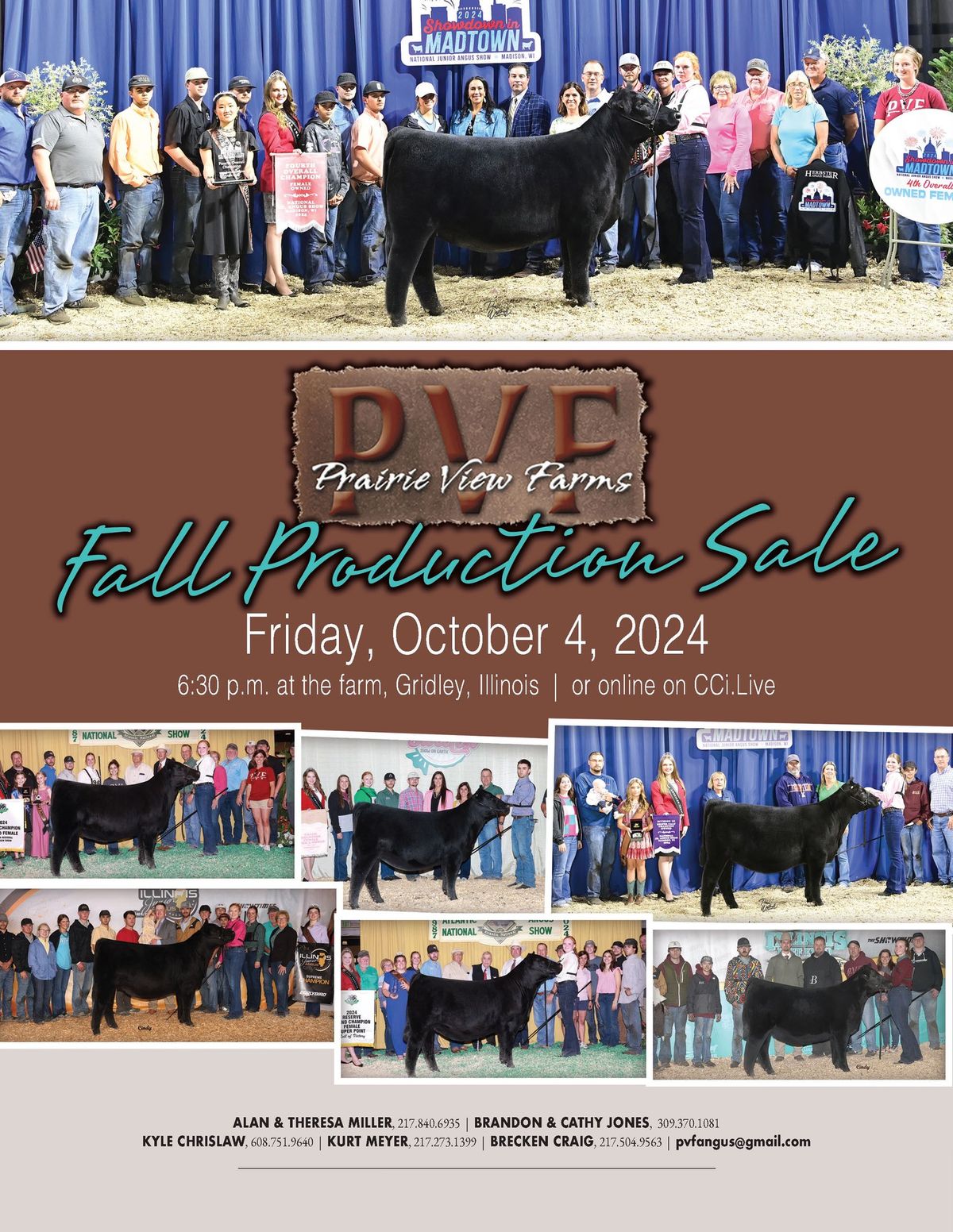 5th Annual Fall Production Sale