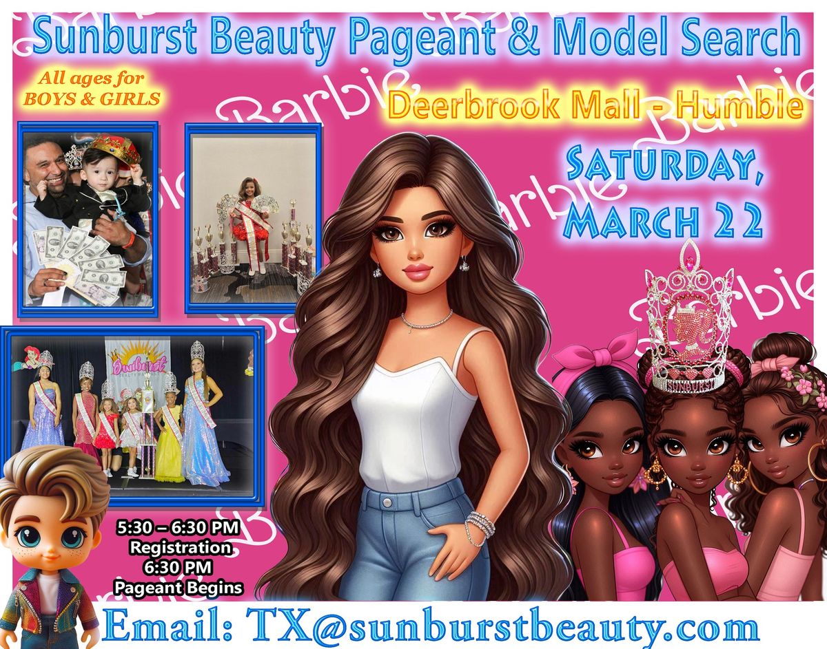 Humble Deerbrook Mall Sunburst goes Barbie Style Pageant!