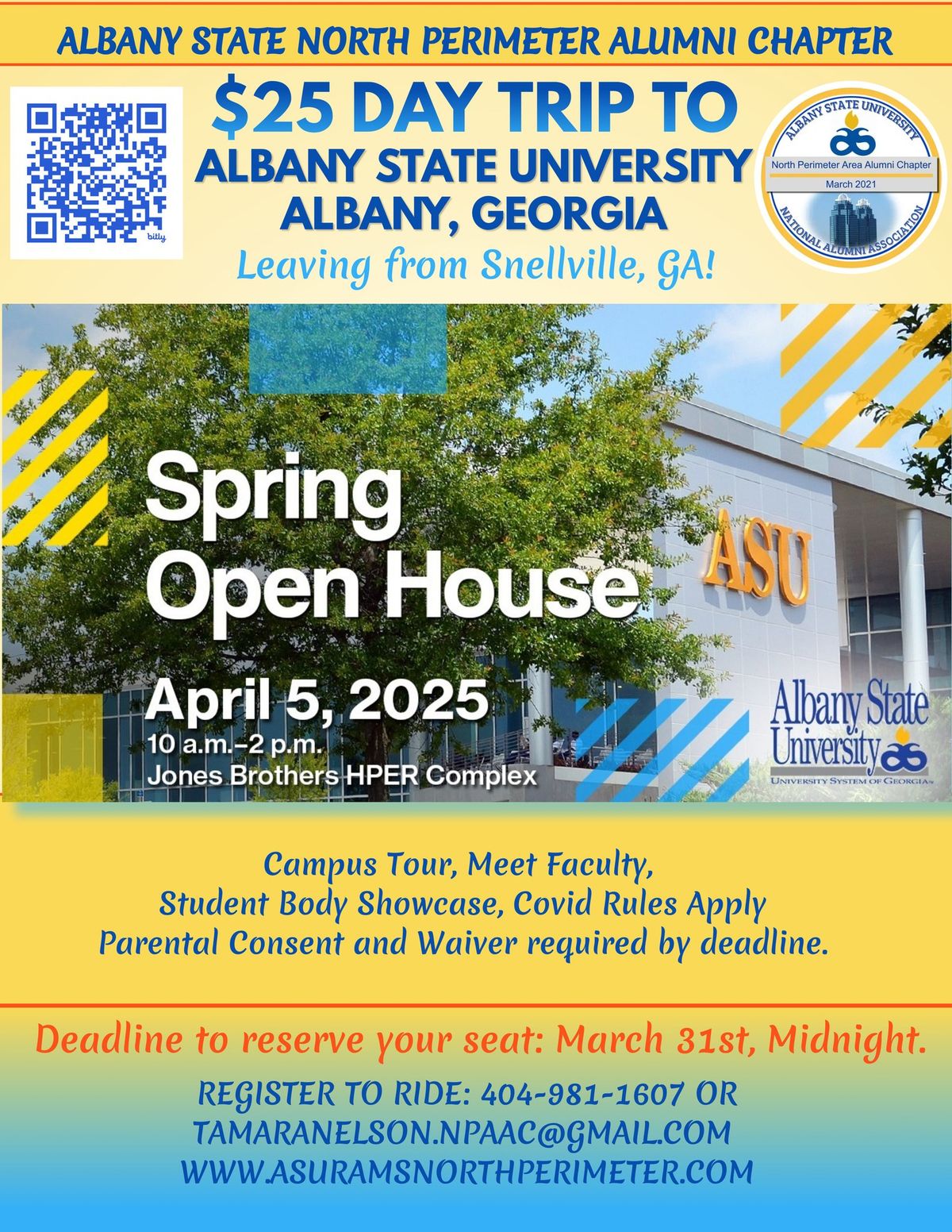 Open House 2025 Day Trip to Albany State