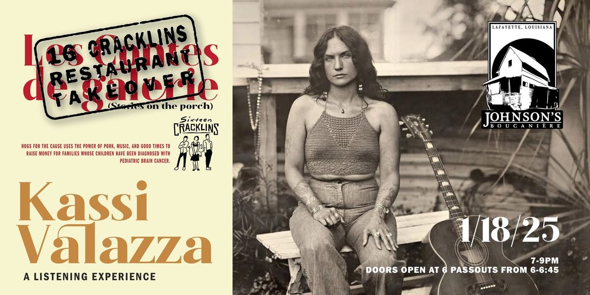 The Sixteen Cracklins Team "Stories on the Porch" Takeover w\/ Kassi Valazza