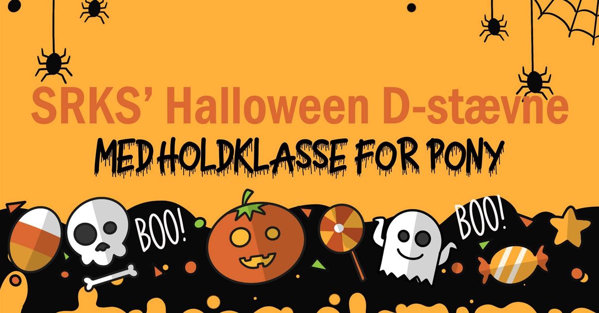 SRKS' Halloween D-st\u00e6vne med holdklasse for pony