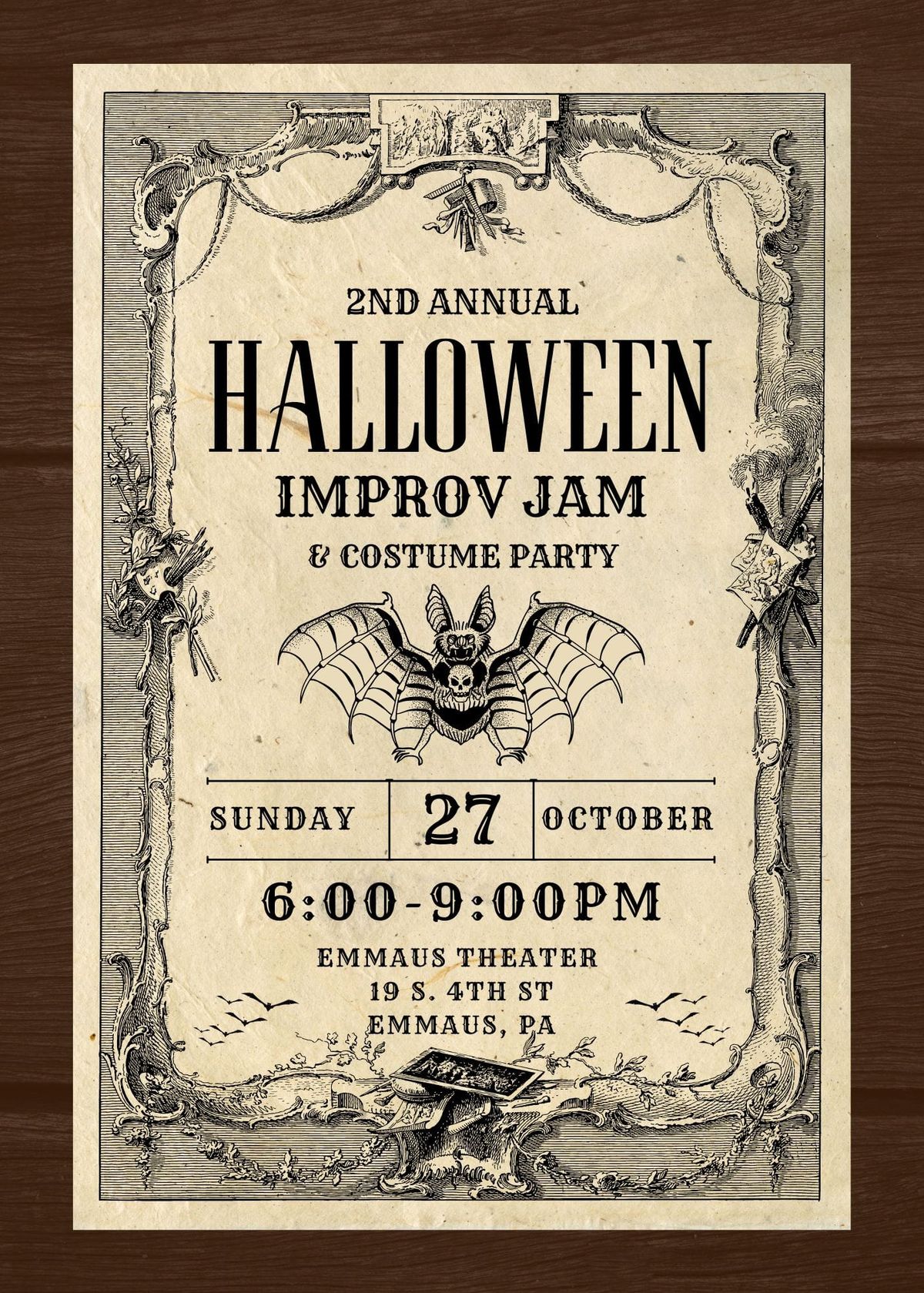 Halloween Improv Jam & Costume Party