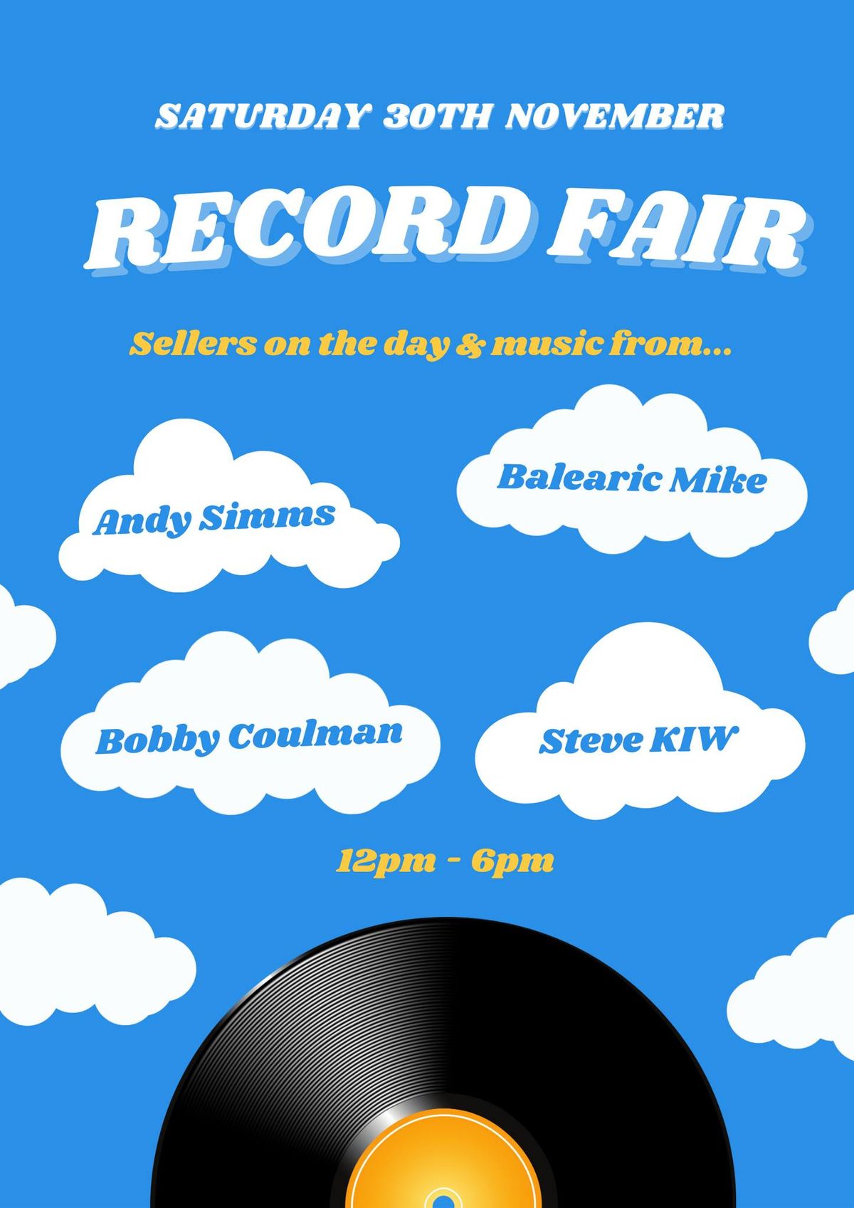 Pop Up Record Fair