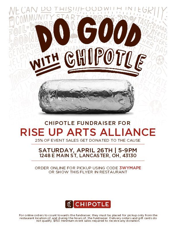 Dine to Donate: Chipotle (1248 E. Main St. Lancaster)