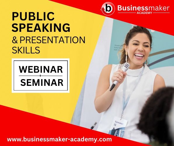 Live Seminar: Public Speaking & Presentation Skills