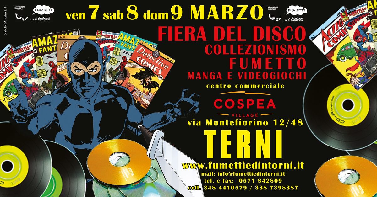 FIERA DEL DISCO \u2022 FUMETTO \u2022 COLLEZIONISMO \u2022 MANGA \u2022 VIDEOGIOCHI