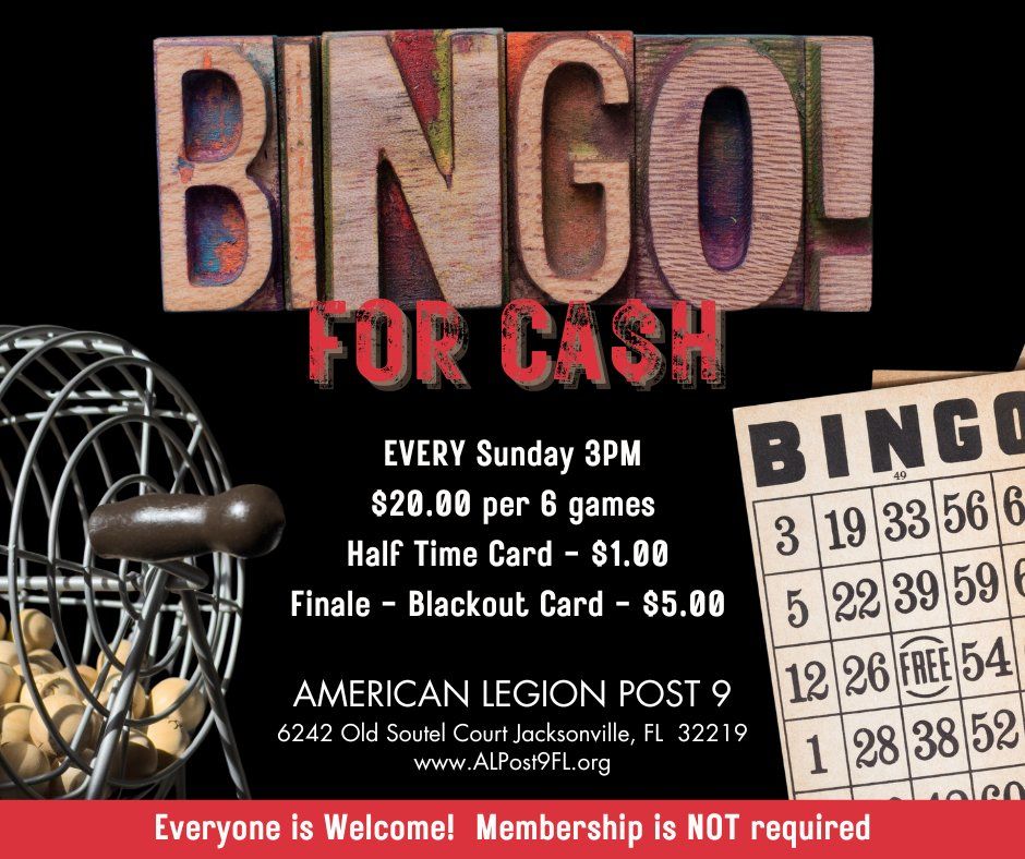 BINGO! for Ca$h!!