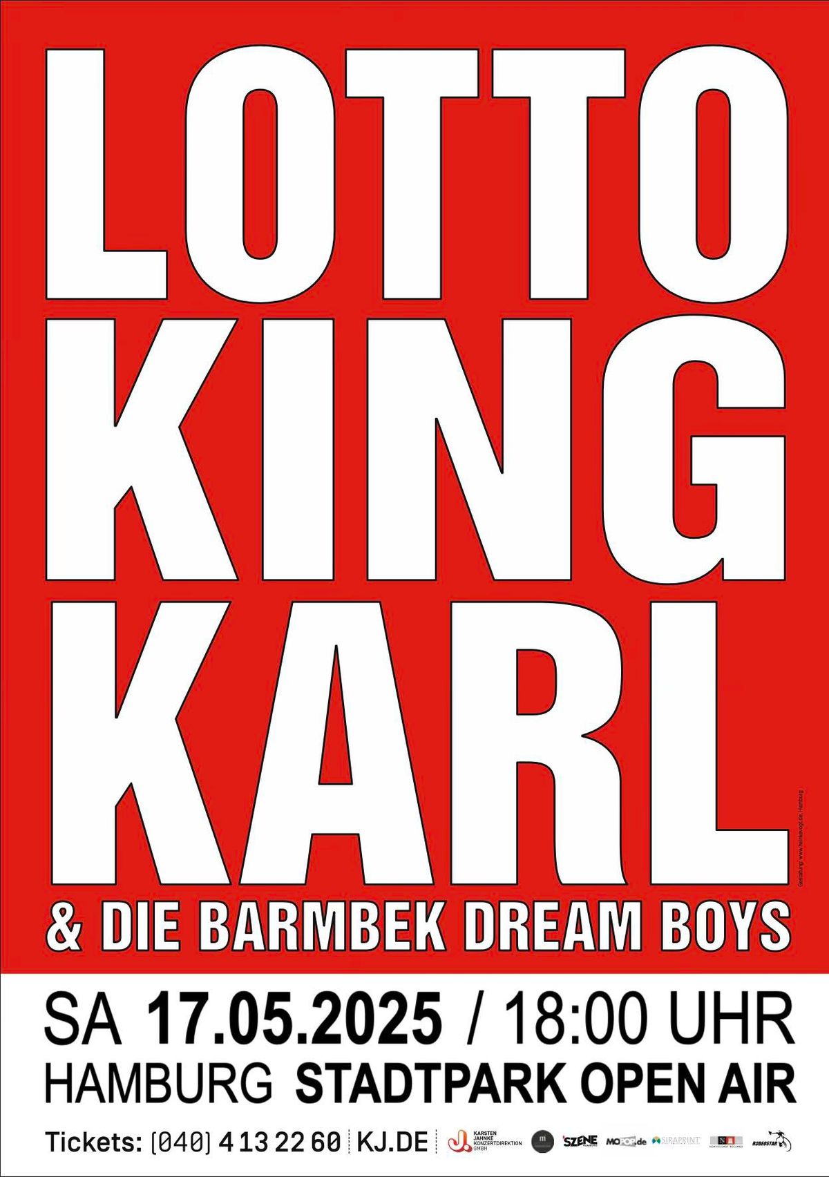 Lotto King Karl & Die Barmbek Dream Boys | Stadtpark Open Air 2025 | Hamburg